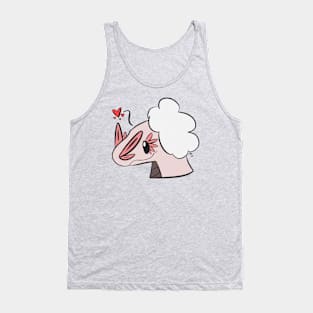 Cotton Candy Puff Tank Top